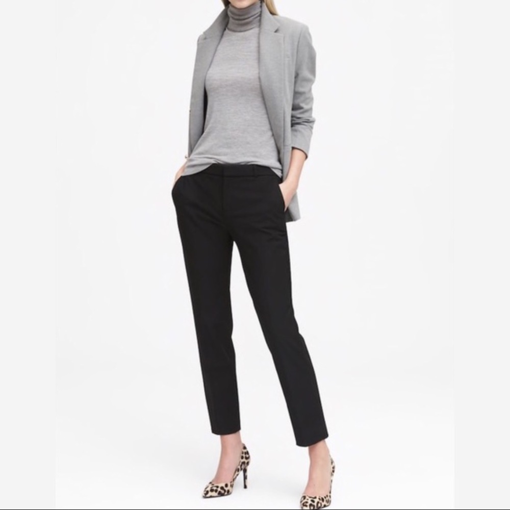 Banana Republic Ryan Slim Straight Washable Pant